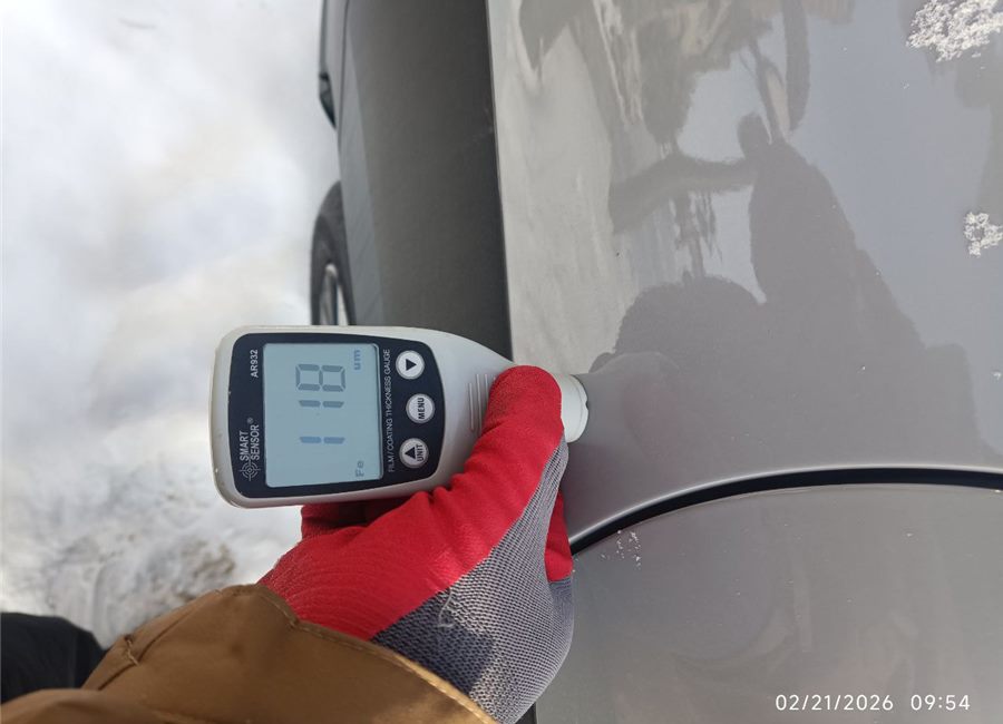 Winter paint thickness measurement