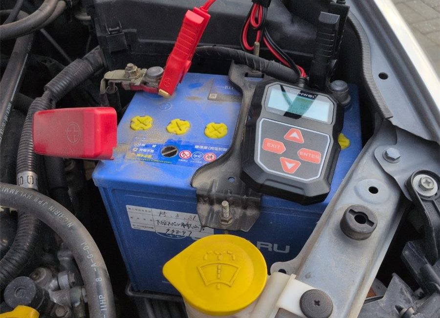 Battery condition check during an inspection